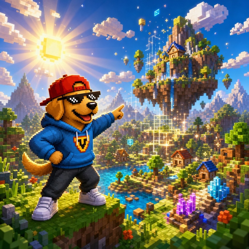 Vibo указывает на воксельный мир Voxel World